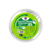 Piatti Fondi Riutilizzabili - 35pz